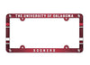 Oklahoma Sooners License Plate Frame - Full Color - WinCraft