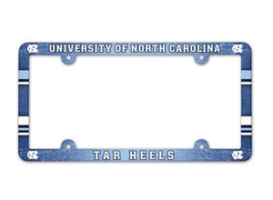 North Carolina Tar Heels License Plate Frame - Full Color - WinCraft