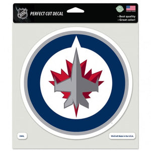 Winnipeg Jets Decal 8x8 Perfect Cut Color - Special Order - WinCraft