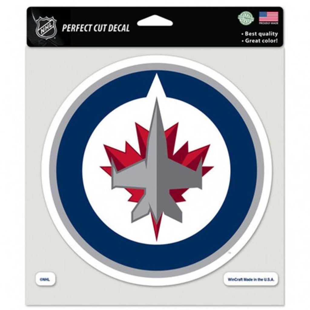 Winnipeg Jets Decal 8x8 Perfect Cut Color - Special Order - WinCraft