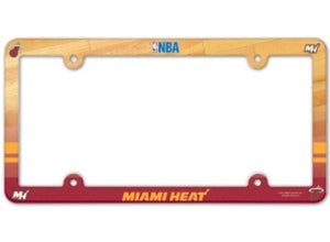 Miami Heat License Plate Frame - Full Color - WinCraft