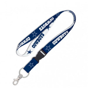 Dallas Cowboys Lanyard with Detachable Buckle - WinCraft