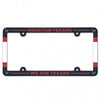 Houston Texans License Plate Frame Plastic Full Color Style - WinCraft