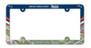 New England Patriots License Plate Frame Plastic Full Color Style - WinCraft