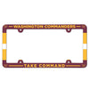 Washington Commanders License Plate Frame Plastic Full Color Style - WinCraft