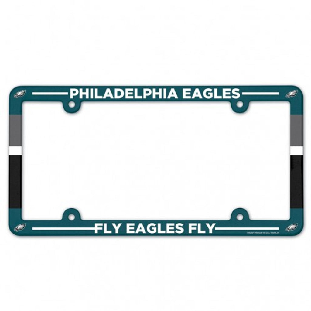 Philadelphia Eagles License Plate Frame Plastic Full Color Style - WinCraft