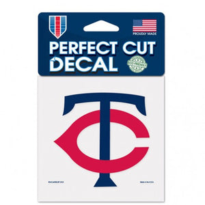 Minnesota Twins Decal 4x4 Perfect Cut Color - WinCraft
