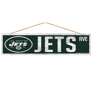 New York Jets Sign 4x17 Wood Avenue Design - WinCraft