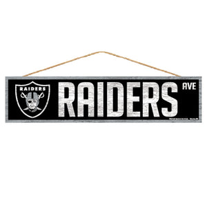 Las Vegas Raiders Sign 4x17 Wood Avenue Design - WinCraft