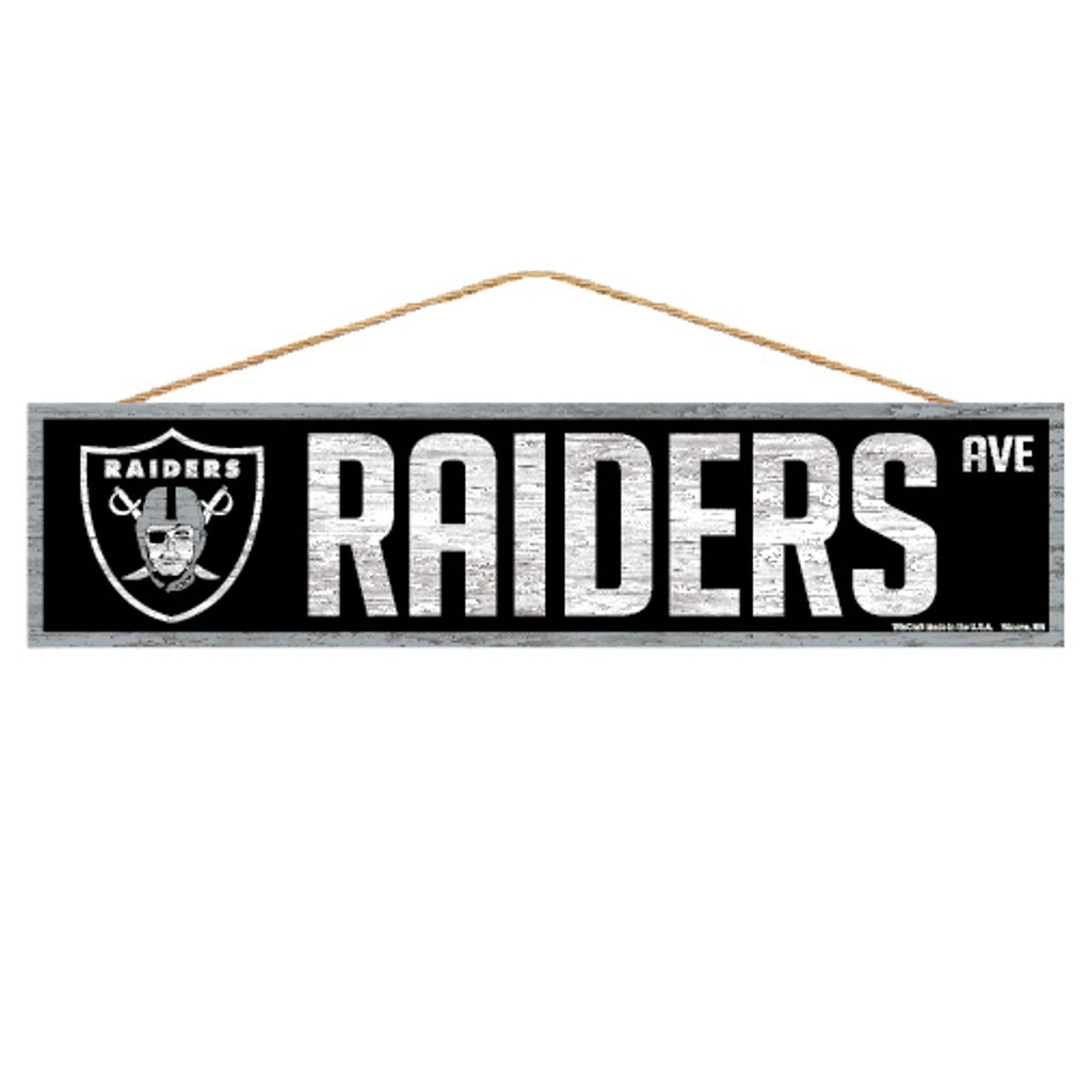 Las Vegas Raiders Sign 4x17 Wood Avenue Design - WinCraft