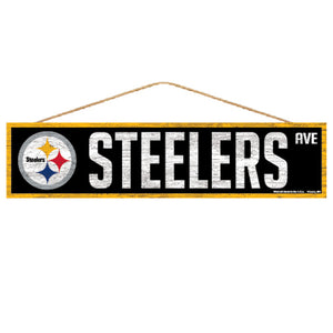Pittsburgh Steelers Sign 4x17 Wood Avenue Design - WinCraft