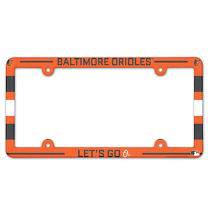 Baltimore Orioles License Plate Frame - Full Color - WinCraft