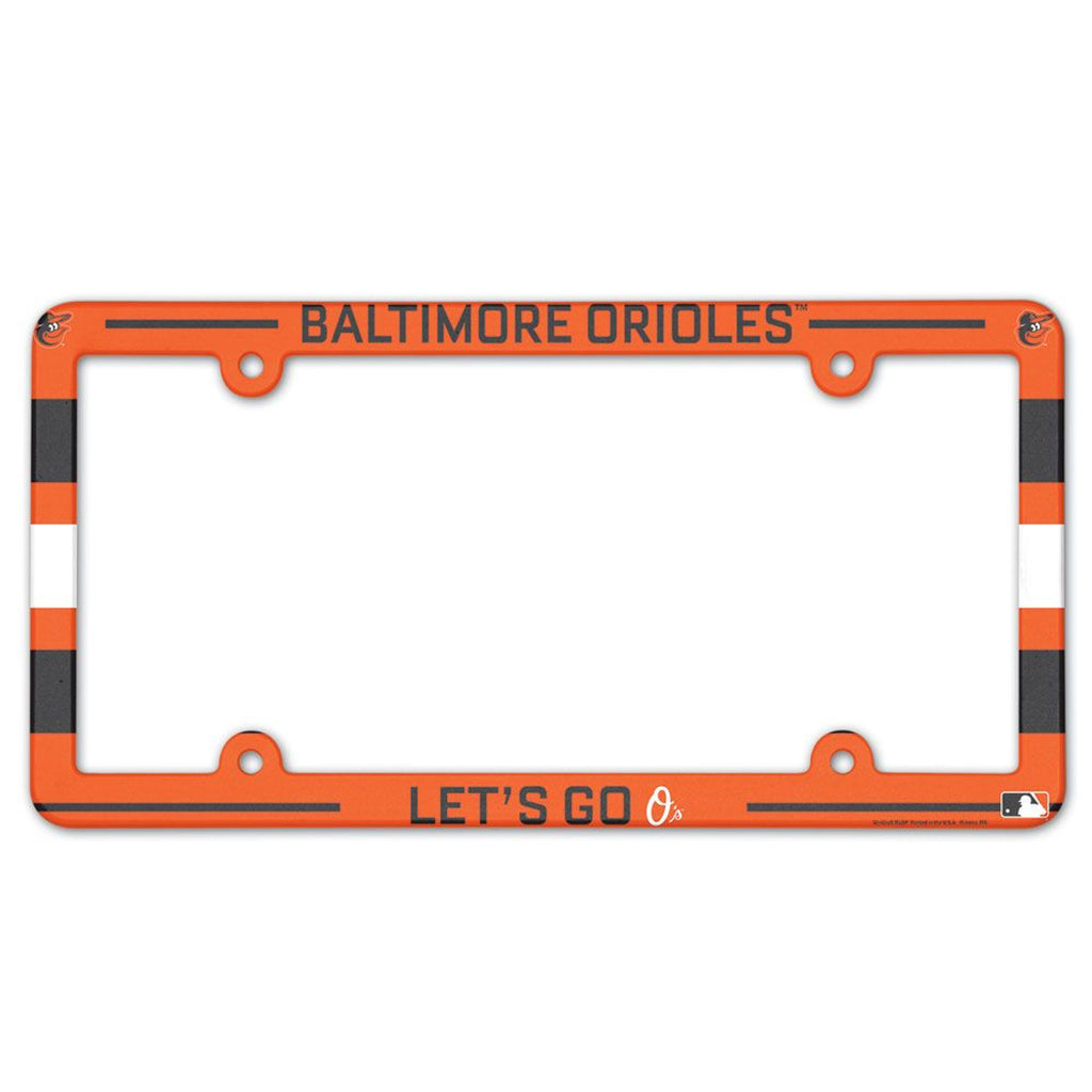 Baltimore Orioles License Plate Frame - Full Color - WinCraft
