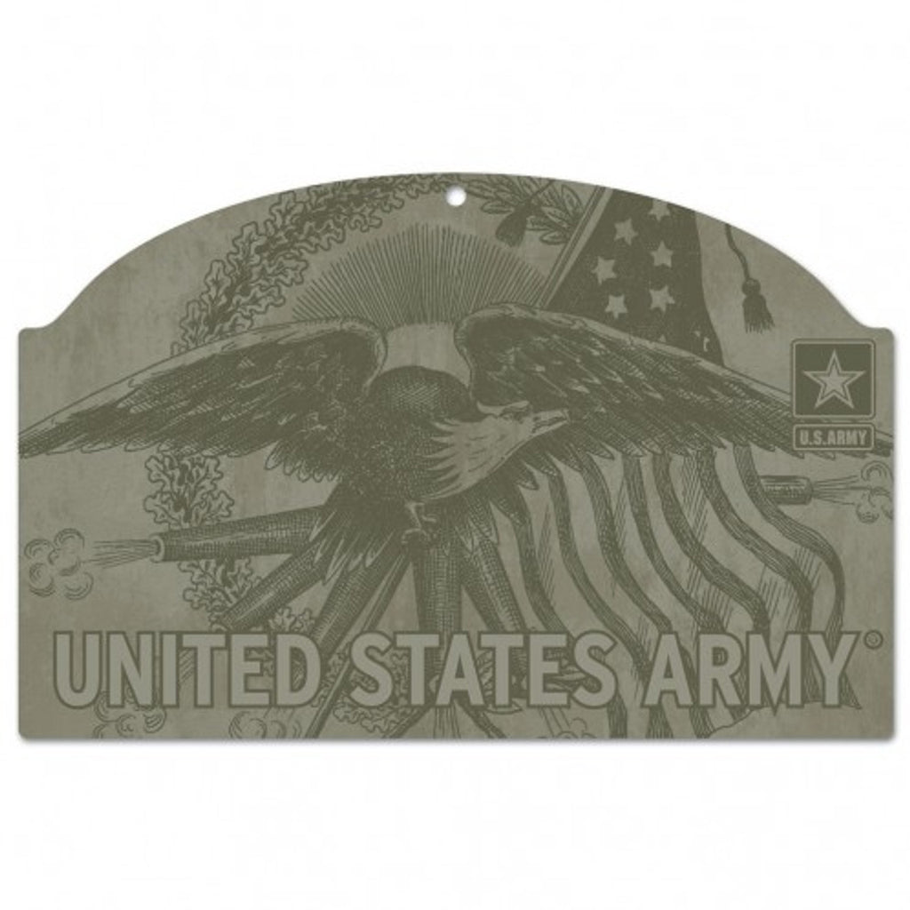 US Army Eagle 11x17 Wood Sign - Special Order - WinCraft