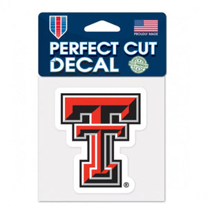 Texas Tech Red Raiders Decal 4x4 Perfect Cut Color - WinCraft