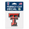 Texas Tech Red Raiders Decal 4x4 Perfect Cut Color - WinCraft