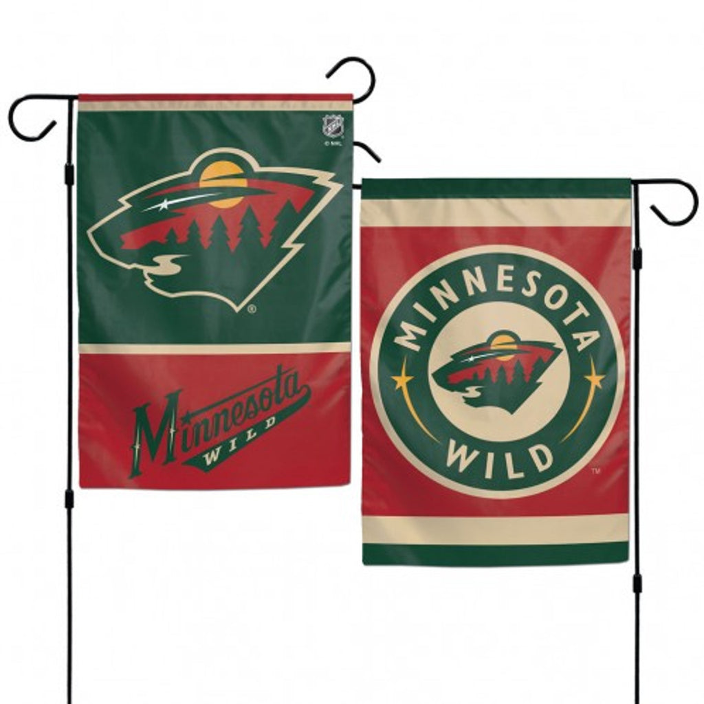 Minnesota Wild Flag 12x18 Garden Style 2 Sided - WinCraft