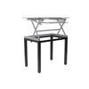 Rocelco Standing Desk Legs - Home Office Sit Stand Up Workstation Floor Stand for DADR-40 and DADR-46 (R DADRB-FS)