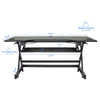 Rocelco 46'' Large Height Adjustable Standing Desk