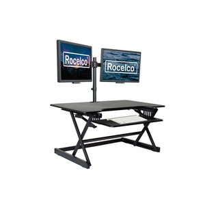Rocelco 38'' Large Height Adjustable Standing Desk