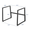 Rocelco 46'' Large Height Adjustable Standing Desk