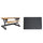 Rocelco 32'' Height Adjustable Standing Desk