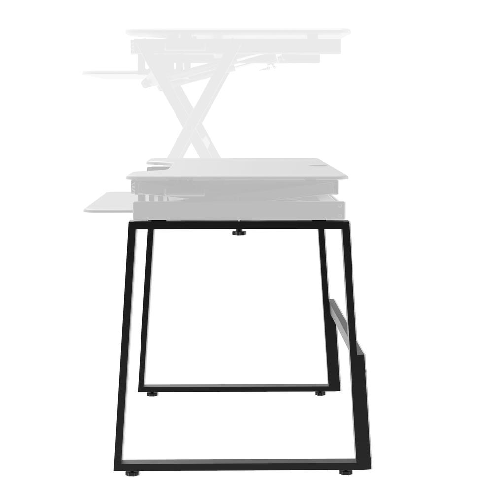 Rocelco Standing Desk Legs - Home Office Sit Stand Up Workstation Floor Stand for DADR-40 and DADR-46 (R DADRB-FS2)