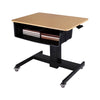Rocelco 28'' Height Adjustable Mobile School Standing Desk
