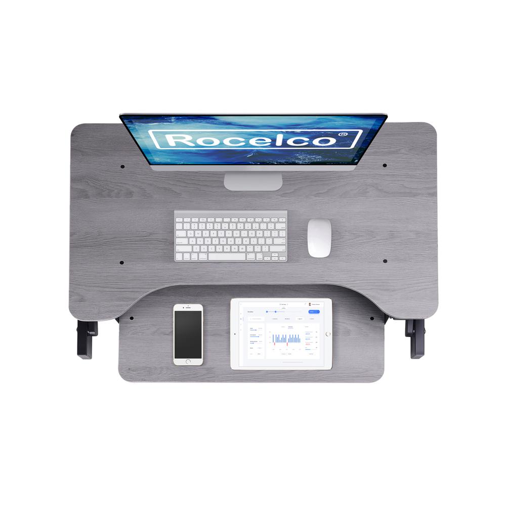 Rocelco 37.5'' Deluxe Height Adjustable Standing Desk