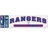 Texas Rangers Decal 3x10 Perfect Cut Color - WinCraft