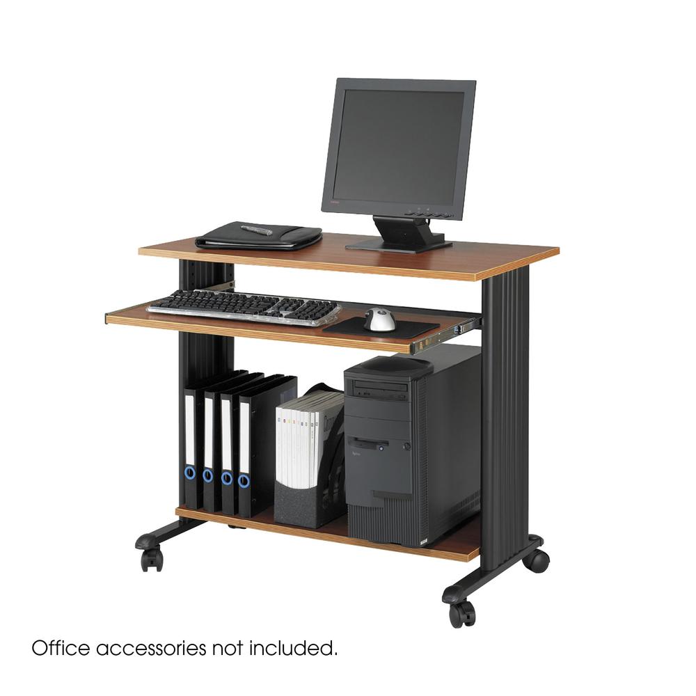 Safco Muv 35'' Fixed Height Desk - Rectangle Top - Assembly Required - Steel, Wood