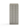 Triple Sloped Metal Locker Hood Addition 36''W x 18''D x 6''H - Tan - Safco