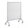 Rumba Full Panel Whiteboard Collaboration Screen, 42w x 16d x 54h, White/Gray - Safco