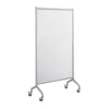 Rumba Full Panel Whiteboard Collaboration Screen, 36w x 16d x 66h, White/Gray - Safco