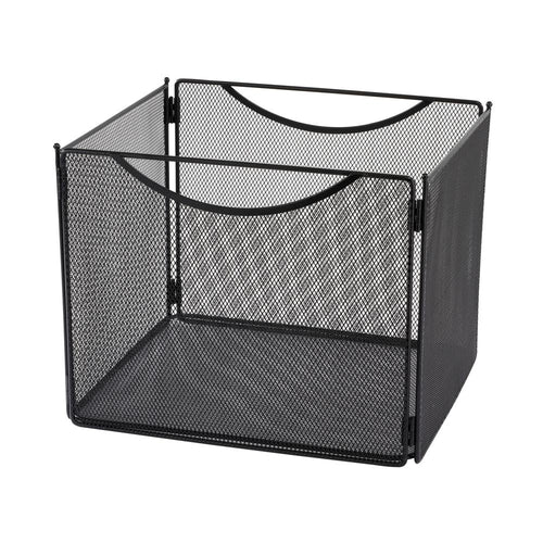Onyx™ Mesh Desktop Box File, 10''D - Black - Safco
