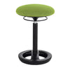 Twixt Desk Height Ergonomic Stool, 22.5'' Seat Height, Supports up to 250 lbs., Green Seat/Green Back, Black Base - Safco