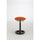 Twixt Desk Height Ergonomic Stool, 22.5'' Seat Height, Supports up to 250 lbs., Orange Seat/Orange Back, Black Base - Safco