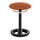 Twixt Desk Height Ergonomic Stool, 22.5'' Seat Height, Supports up to 250 lbs., Orange Seat/Orange Back, Black Base - Safco