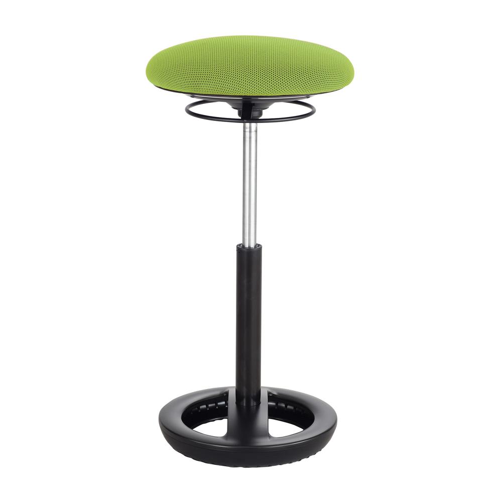 Twixt Extended-Height Ergonomic Chair, Supports up to 250 lbs., Green Seat/Green Back, Black Base - Safco