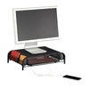 Powered Onyx™ Monitor Stand - Black - Safco