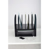 Powered Onyx™ 2 Horizontal/6 Upright Sections - Black - Safco