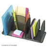 Onyx™ Deluxe Organizer (Qty. 6) - Black - Safco