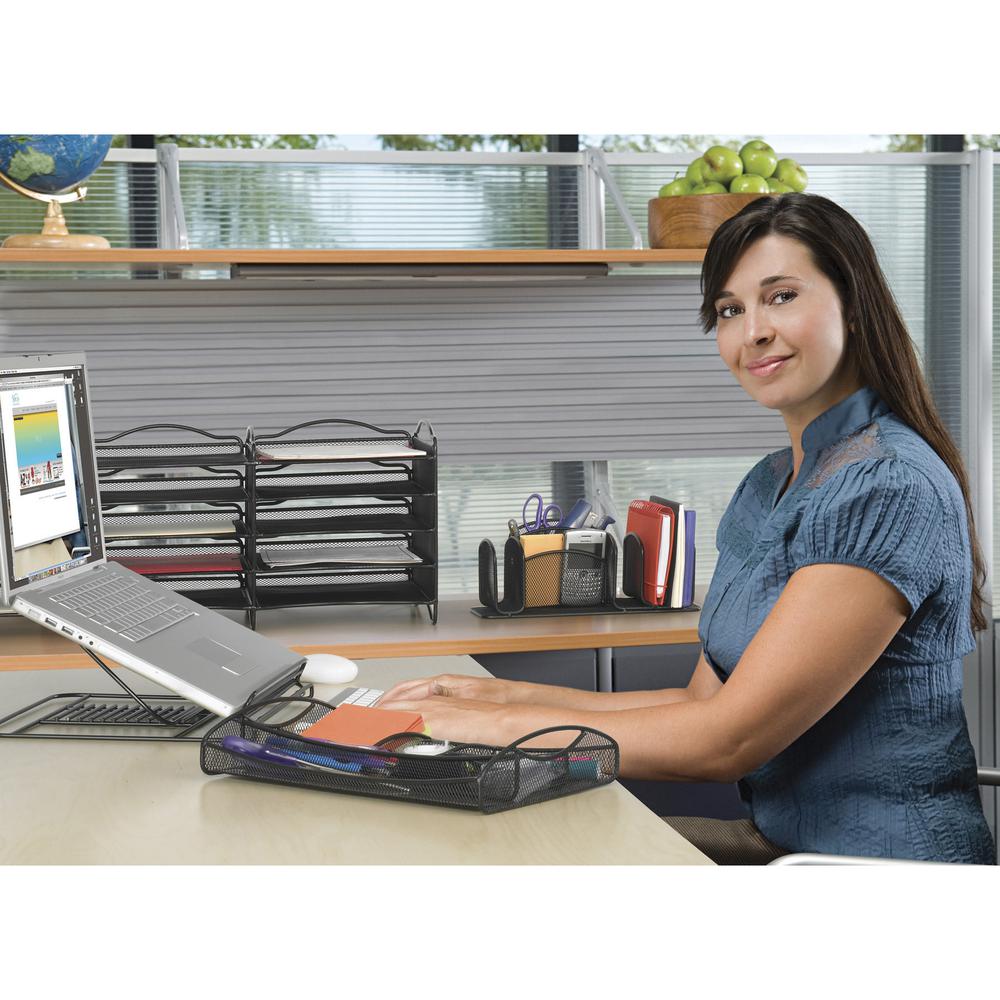 Onyx™ Deluxe Organizer (Qty. 6) - Black - Safco