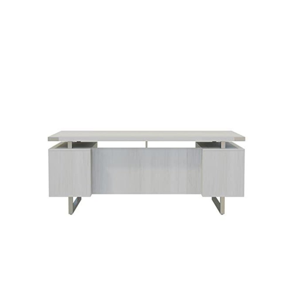 Mirella™ Free Standing Desk, BBB/BF White Ash - Safco