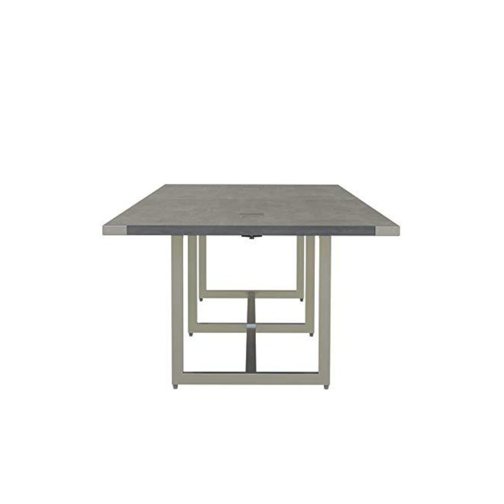 Mirella™ Conference Table, Sitting-Height, 12’ Stone Gray - Safco