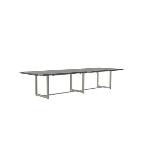 Mirella™ Conference Table, Sitting-Height, 12’ Stone Gray - Safco