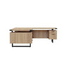 Mirella™ L-Shaped Configuration Desk, BBB/BF Sand Dune - Safco