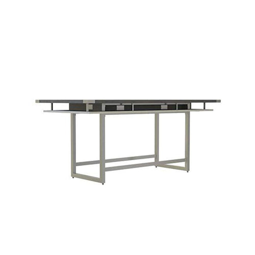 Mirella™ Conference Table, Standing-Height, 8’ Stone Gray - Safco