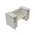 Mirella™ Reception Desk with Glass Countertop White Ash - Safco