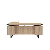 Mirella™ L-Shaped Configuration Desk, BBB/BF Sand Dune - Safco